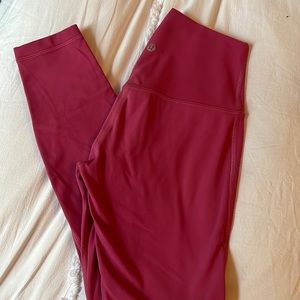 Lululemon pink align tights ( size 4)